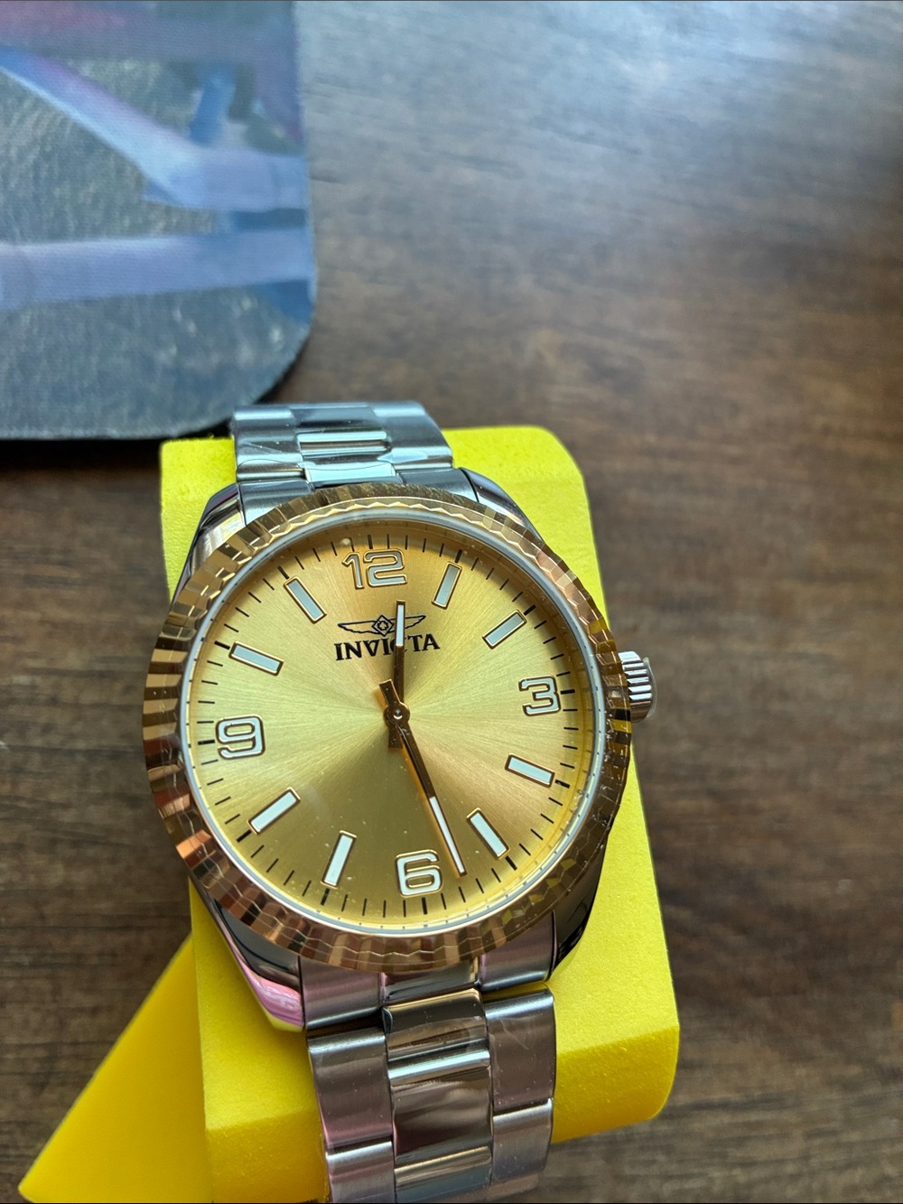 NEW Invicta Specialty Men's Watch - 43mm. Steel. Gold Dial. - Picture 3 of 5